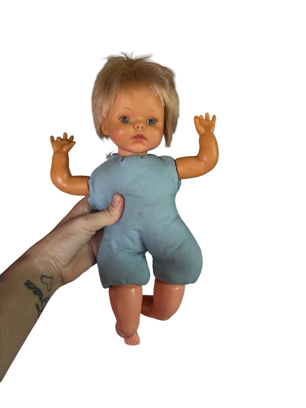 Vintage sankyo Japan wind up doll